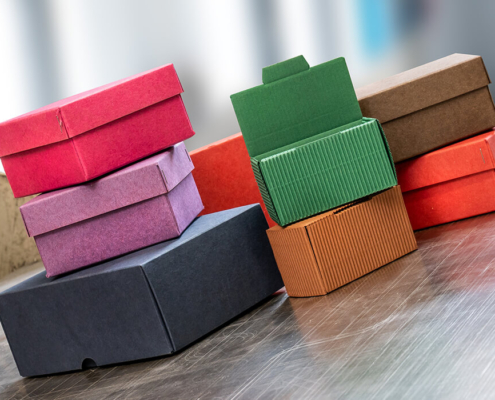 Stülpdeckelschachteln bunt