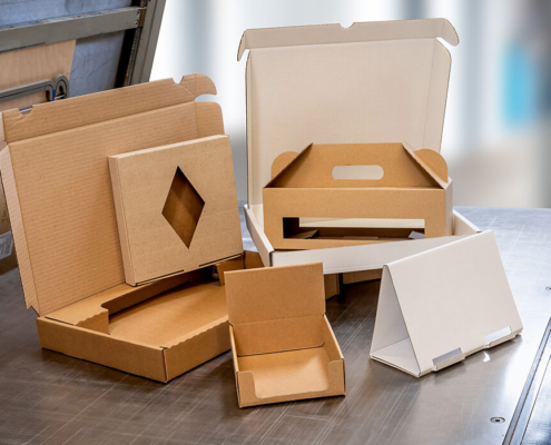 Stanzverpackungen aus Wellpappe